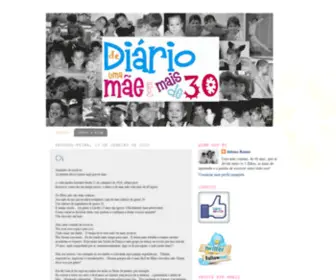 Diariodeumamaecommaisde30.com("Diário) Screenshot