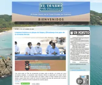 Diariodezihuatanejo.mx(Diario de Zihuatanejo) Screenshot