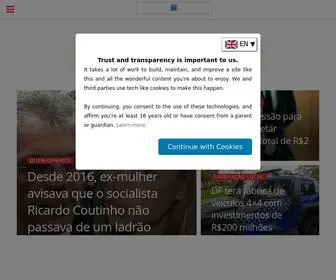 Diariodopoder.com.br(Diário do Poder) Screenshot