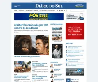 Diariodosul.com.br(Diário do Sul) Screenshot
