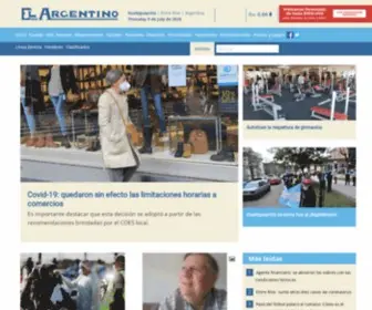 Diarioelargentino.com.ar(Diario El Argentino de Gualeguaychú) Screenshot