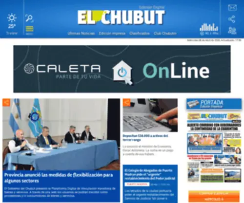 Diarioelchubut.com.ar(Diarioelchubut) Screenshot
