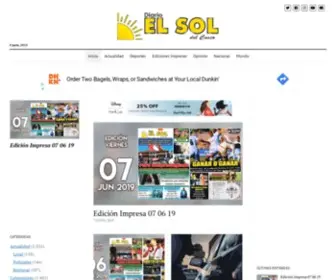 Diarioelsolcusco.pe(Diario El Sol del Cusco) Screenshot