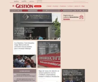Diariogestion.com.pe(Gestión El diario de Economía y Negocios) Screenshot