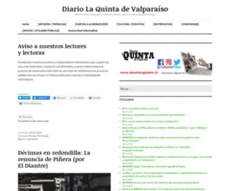 Diariolaquinta.cl(Diario La Quinta de Valparaíso) Screenshot
