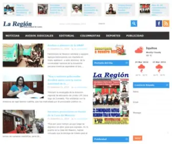 Diariolaregion.com(Diario de Noticias y Actualidad de Loreto) Screenshot