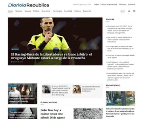 Diariolarepublica.ar(Diario La República) Screenshot