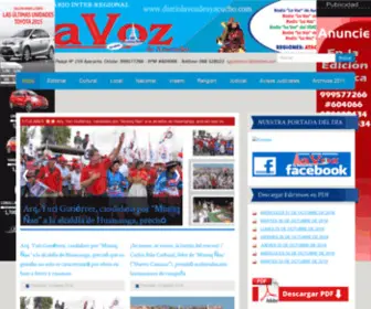 Diariolavozdeayacucho.com(Diariolavozdeayacucho) Screenshot