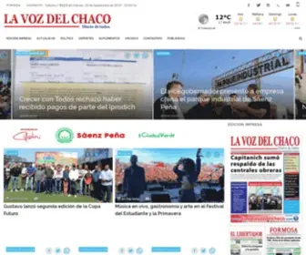 Diariolavozdelchaco.com(Portal de Noticias) Screenshot