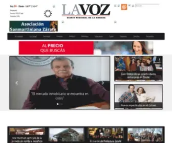 Diariolavozdezarate.com(Diario La Voz) Screenshot