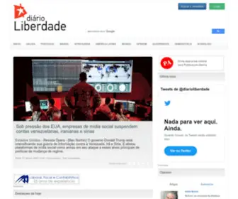 Diarioliberdade.org(Início) Screenshot