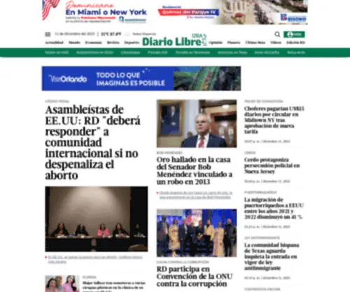 Diariolibre.com(Diario Libre: Ultimas Noticias de República Dominicana) Screenshot