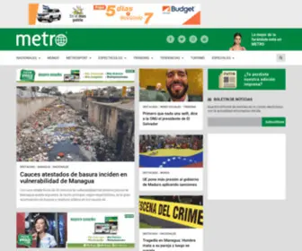 Diariometro.com.ni(Metro) Screenshot