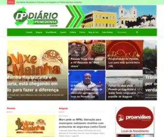 Diariopenedense.com.br(Principal) Screenshot