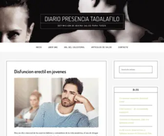 Diariopresencia.com(Disfuncion erectil en jovenes) Screenshot