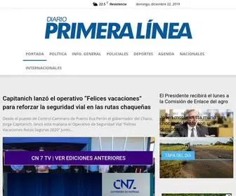 Diarioprimeralinea.com.ar(Diario Primera Linea) Screenshot