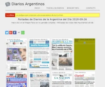 Diarios-Argentinos.com(Diarios Argentinos) Screenshot