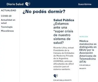 Diariosalud.com.ar(Información de salud tratada por especialistas) Screenshot