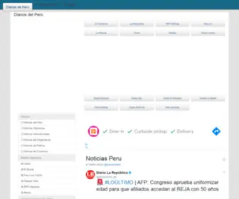 Diariosdeperu.com.pe(Diarios del Peru) Screenshot