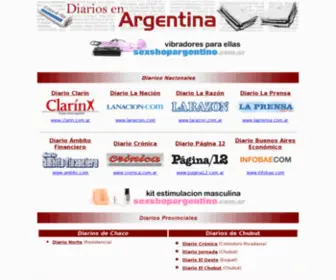 Diariosenargentina.com.ar(Diarios de toda la Argentina con sus respectivos vinculos y enlaces) Screenshot