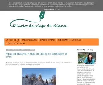 Diarioviajekiana.com(Diario de viaje de Kiana) Screenshot