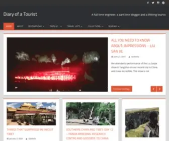 Diaryofatourist.com(A full time engineer) Screenshot