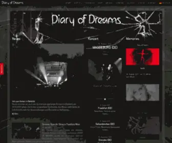 Diaryofdreams.de(Offizielle Webseite) Screenshot