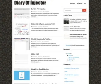 Diaryofinjector.com(Diary of Injector) Screenshot