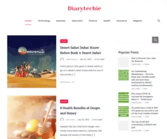 Diarytechie.com(DiaryTechie) Screenshot