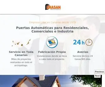 Diasan.com(Puertas Automáticas en Canarias) Screenshot