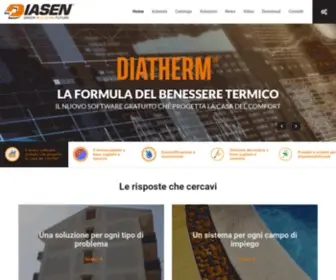 Diasen.com(Prodotti e soluzioni ad alta tecnologia per edilizia) Screenshot
