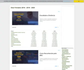 Diasferiados.com.br(Diasferiados) Screenshot