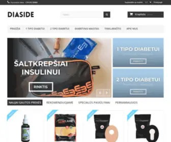 Diaside.com(Cukrinio diabeto priemonės) Screenshot