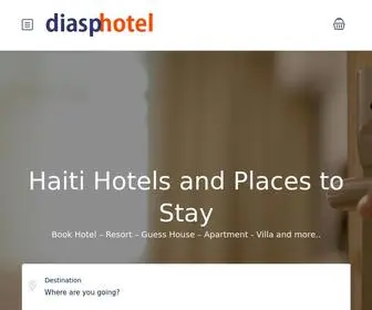 Diasphotel.com(Hotels in Haiti) Screenshot