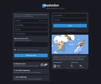 Diaspodon.fr(Diaspodon) Screenshot
