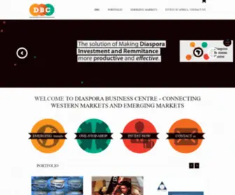 Diasporabusinesscentre.com(Diaspora Business Centre) Screenshot