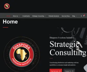 Diasporaltd.com(Diaspora Freedom Initiative) Screenshot