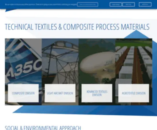 Diatex.com(Technical textiles for aeronautics) Screenshot