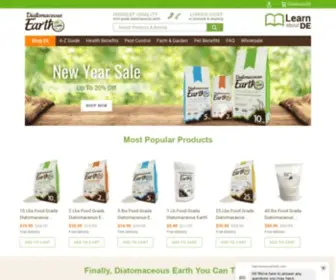 Diatomaceousearth.com(Official Site to Learn About Diatomaceous Earth) Screenshot