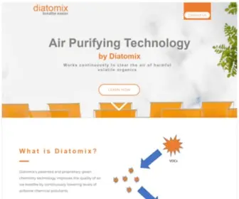 Diatomixcorp.com(Air Purifying Technology) Screenshot