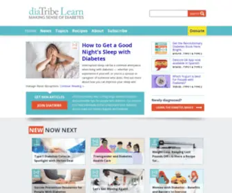 Diatribe.org(Making Sense of Diabetes) Screenshot