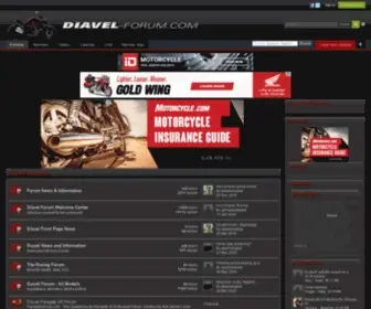 Diavel-Forum.com(Ducati Diavel Motorcycles Forum) Screenshot