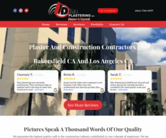 Diazplastering.com(Diaz Plastering Inc) Screenshot