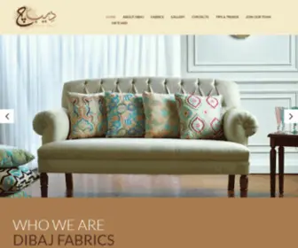 DibajFabrics.com(Dibaj Fabrics) Screenshot