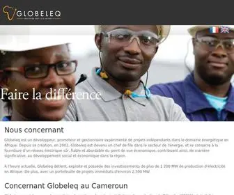 Dibambapower.cm(Globeleq Cameroun) Screenshot