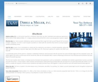 Dibblelaw.com(Dibble & Miller) Screenshot