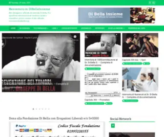 Dibellainsieme.org(Sito divulgativo ufficiale del metodo Di Bella) Screenshot