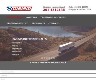 Dibiagitransporte.com(Dibiagi Transporte Internacional) Screenshot