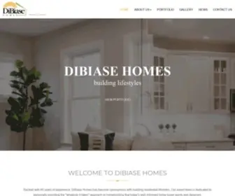 Dibiasehomes.com(DiBiase Homes) Screenshot