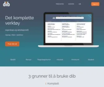 Dib.no(Kunnskapsverktøy for regnskap) Screenshot